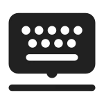 Keyboard Layout Float SVG Icon